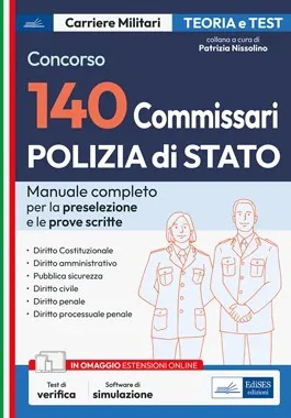 Libro Concorso Commissari Polizia di Stato - Manuale Completo