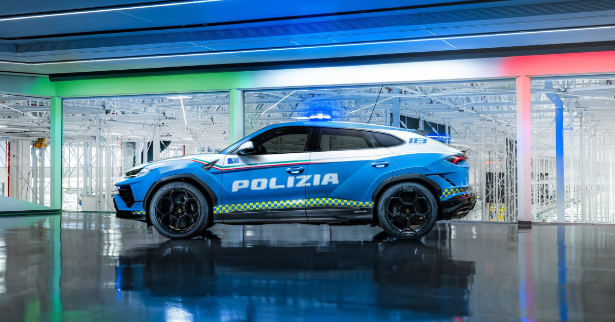 Lamborghini della polizia